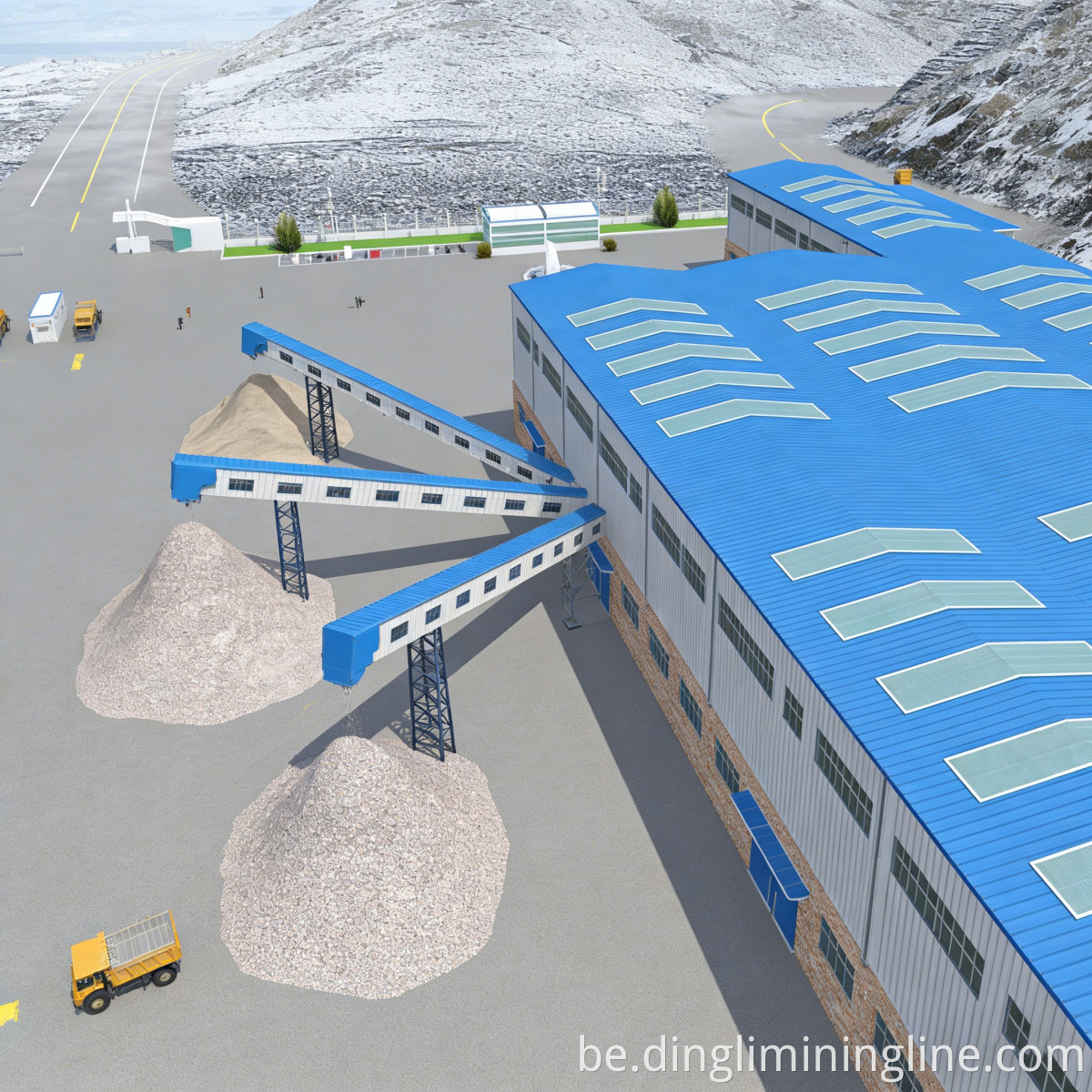 Port Construction Stone Processing Line